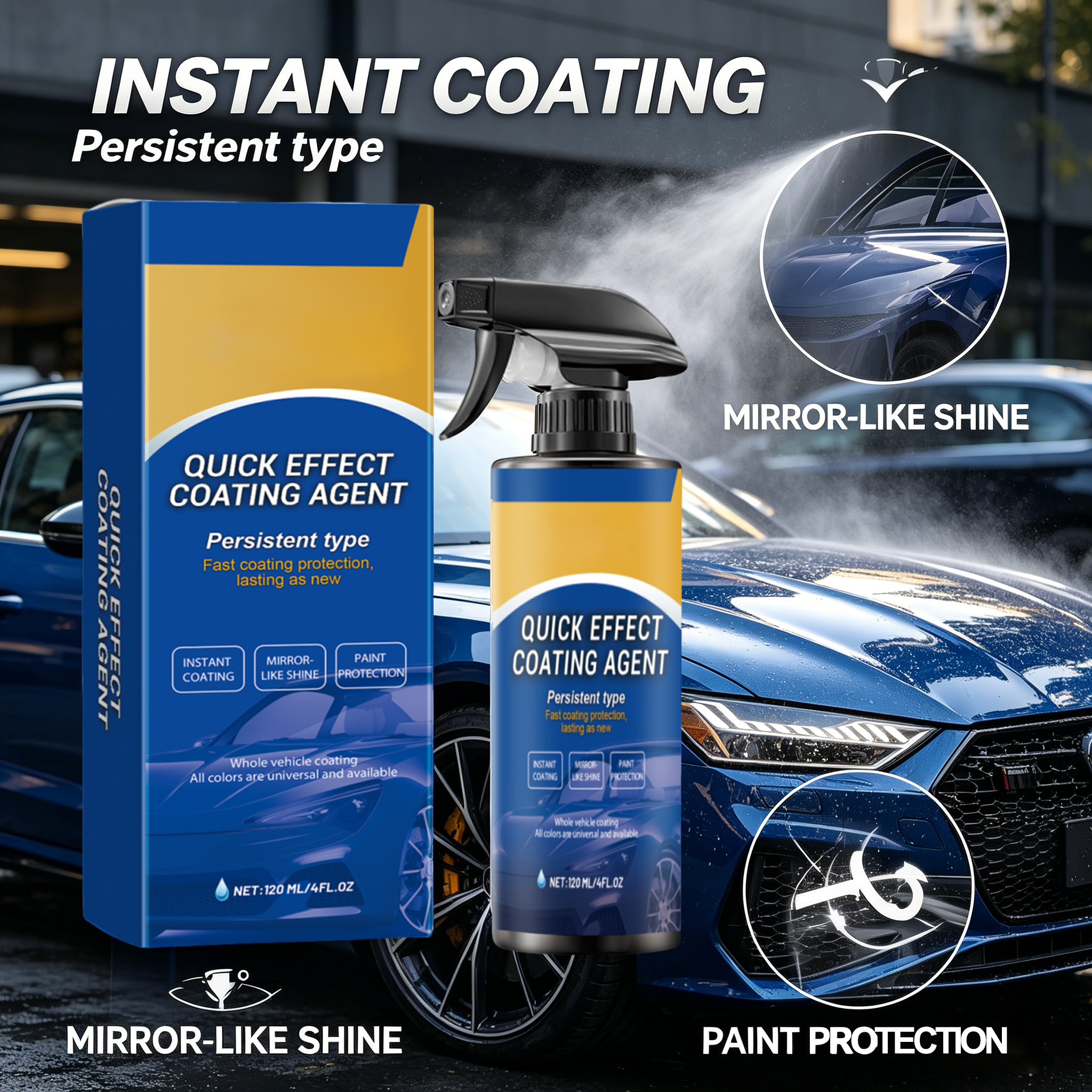 Nano Liquid Coating - Car Quick Coating Agent Spray Nano