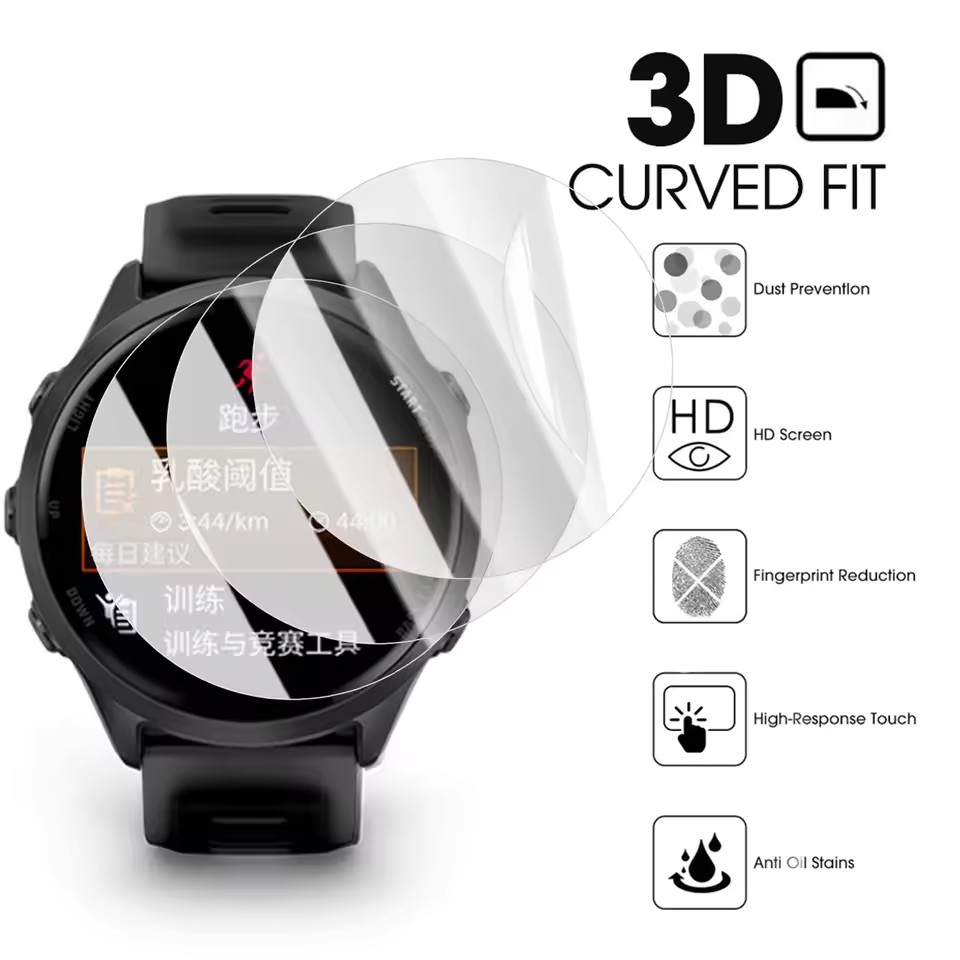 1-3Pcs Hydrogel Film For Garmi - Hydrogel Screen Protector recension och pris