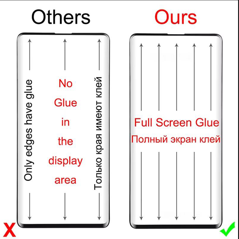 Full Glue Tempered Glass For X - Screen Alignment Tool recension och pris