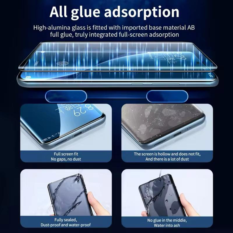 Full Glue Tempered Glass For X - Screen Alignment Tool recension och pris