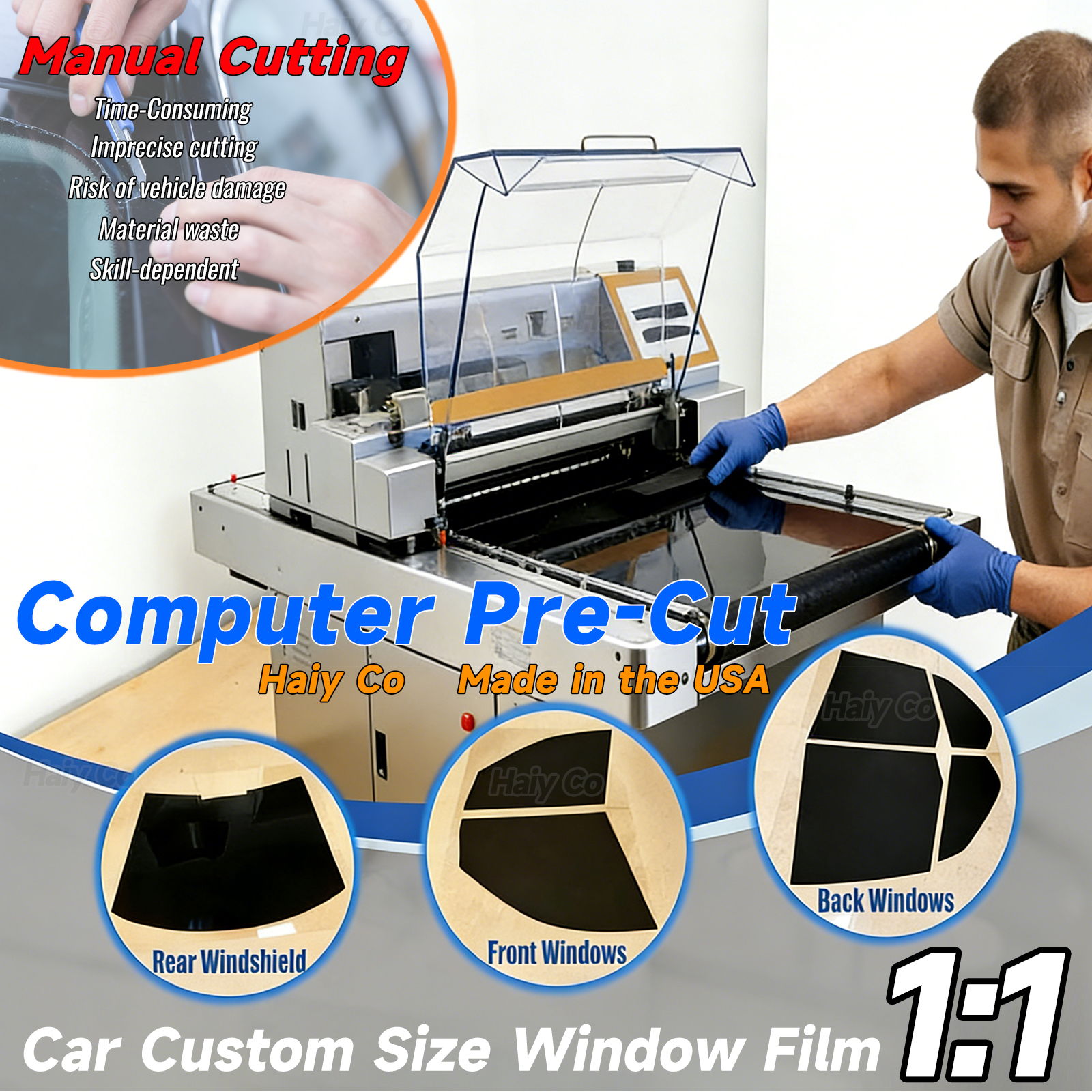 Precut Window Tint Car for Maz - Privacy Screen Protector recension och pris