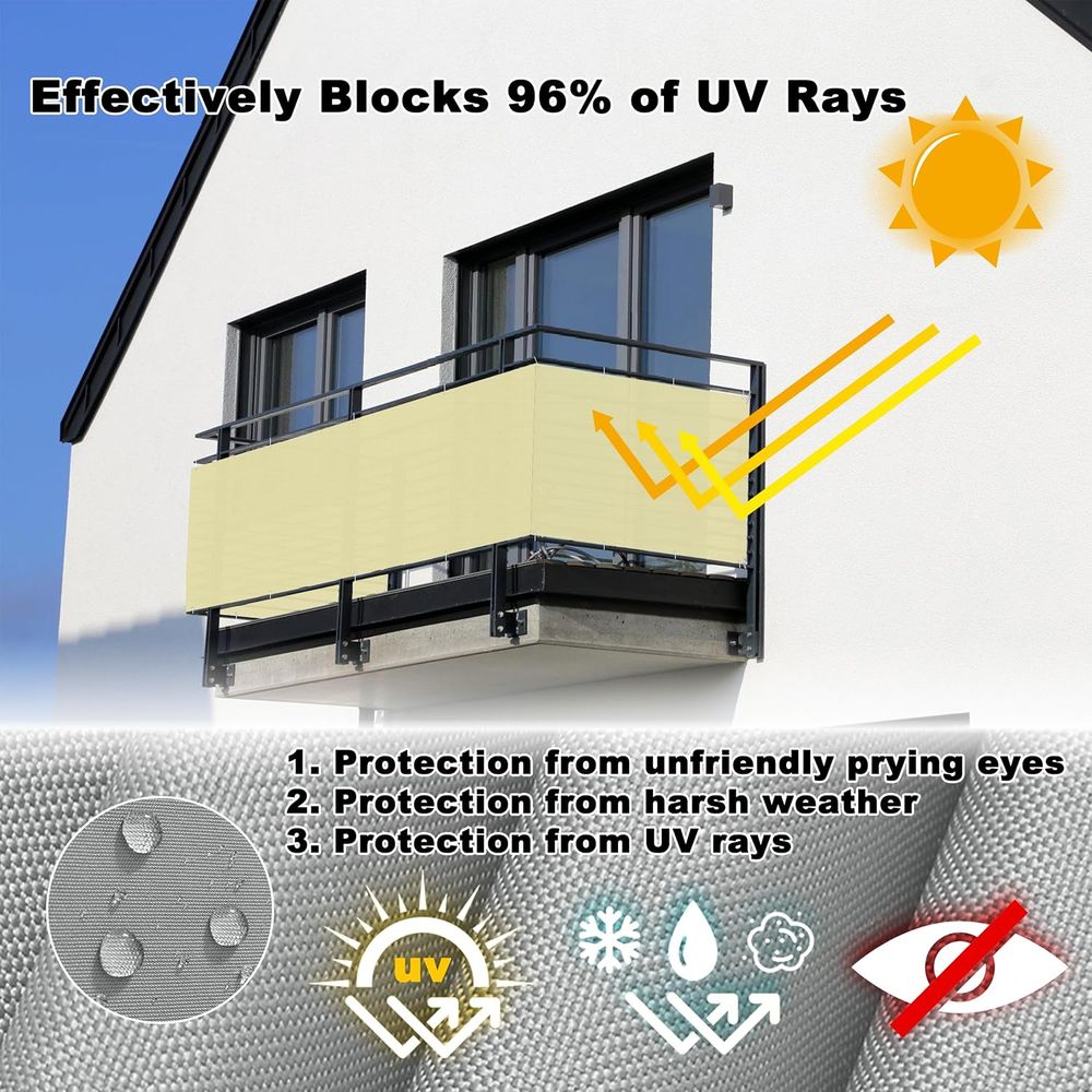 UV-Resistant Privacy Screen Pr - Privacy Screen Protector recension och pris