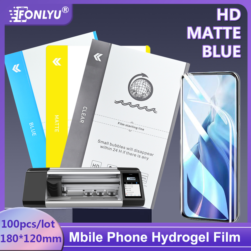 FONLYU 100pcs Universal TPU HD - Flexible Tpu Film recension och pris