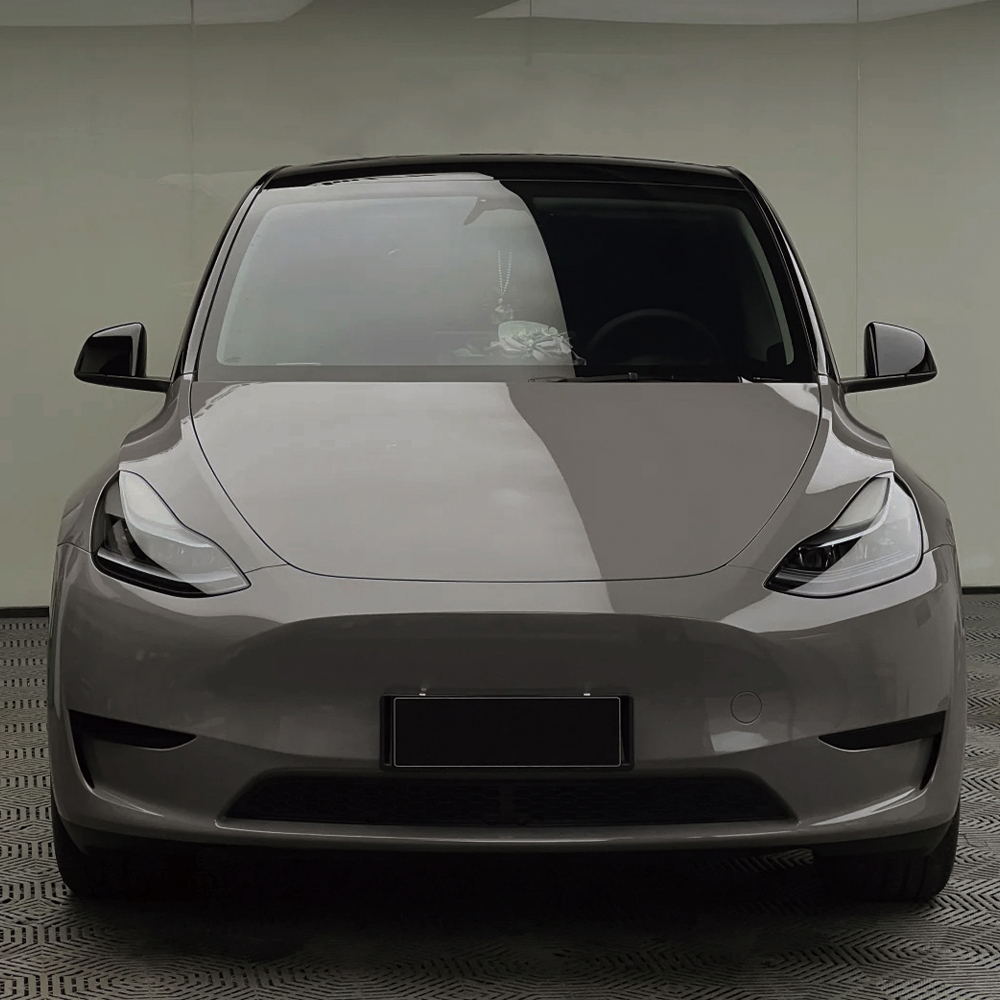 Premium Shark Grey Car Vinyl W - Air Bubble Remover recension och pris