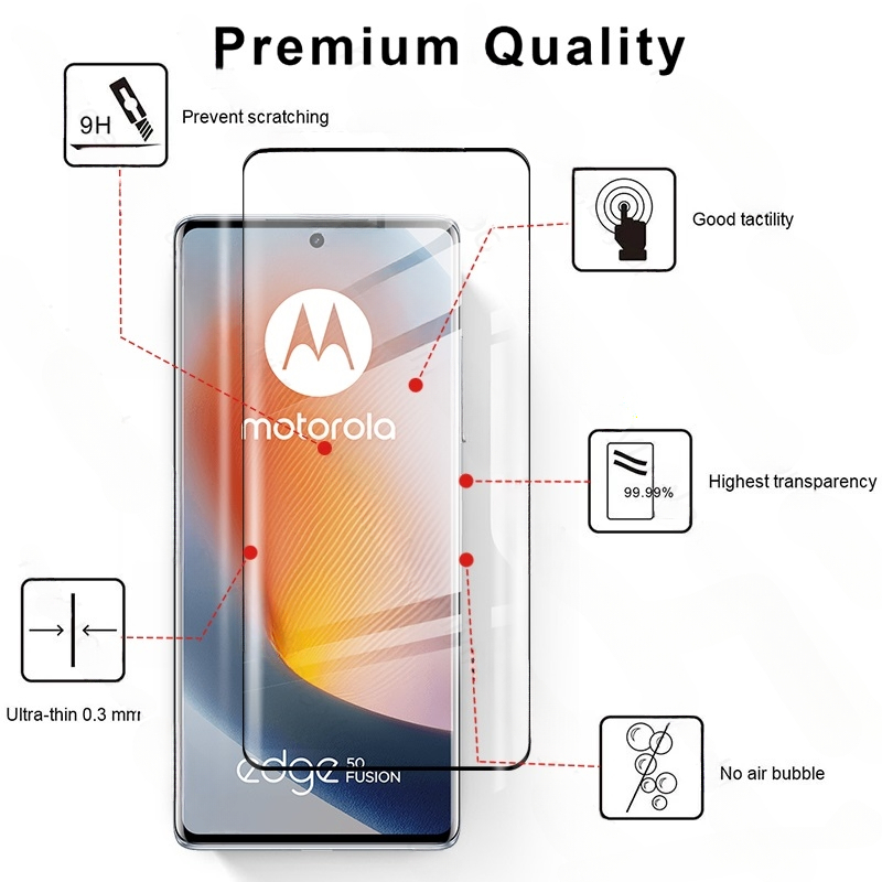 MotorolaEdge50Fusion 5G Case 4 - Curved Edge Screen recension och pris