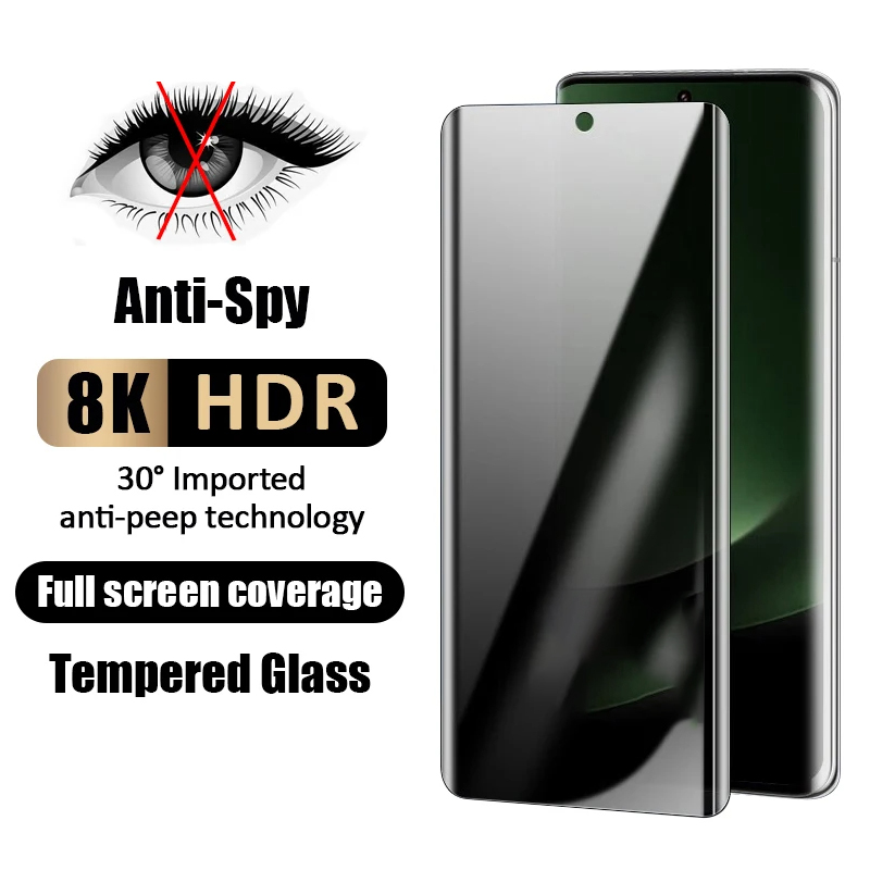 Curved Edge Anti-spy Tempered  - Curved Edge Screen recension och pris