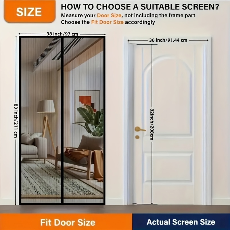 Magnetic mosquito screen door  - Privacy Screen Protector recension och pris