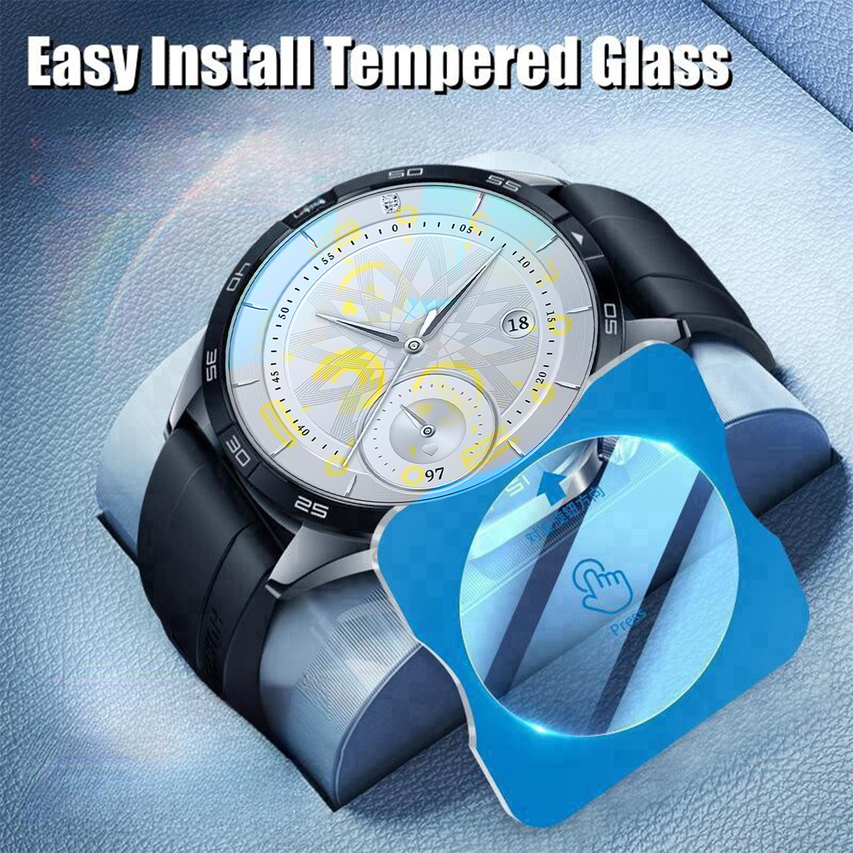 1-5PCS Tempered Glass For Huaw - Screen Alignment Tool recension och pris