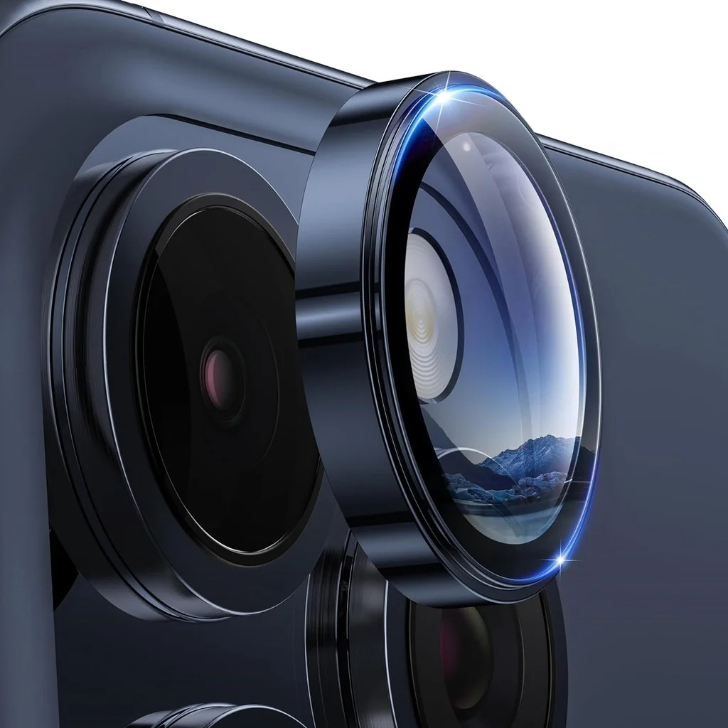 3Pcs Metal Camera Lens Protect - Tempered Glass Screen 9H recension och pris