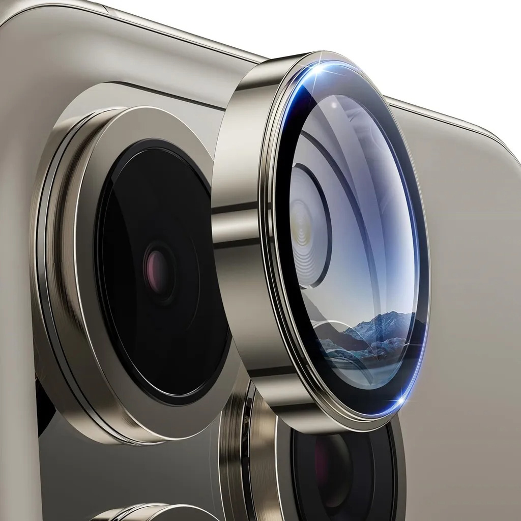 3Pcs Metal Camera Lens Protect - Tempered Glass Screen 9H recension och pris